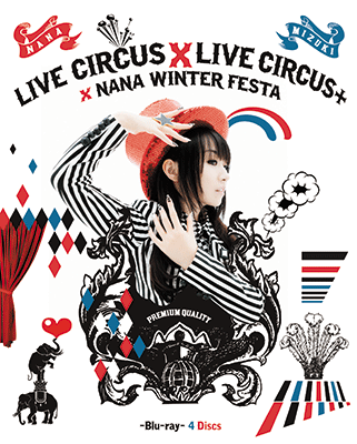 良書網 水樹奈々<br>NANA MIZUKI LIVE CIRCUS×CIRCUS＋×WINTER FESTA<br>＜告知ポスター(B2サイズ)特典付き＞(Blu-ray Disc) 出版社: キングレコード Code/ISBN: KIXM-161/4