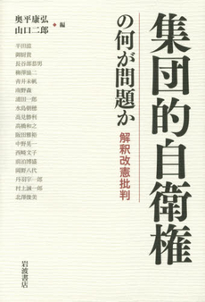 良書網 集団的自衛権の何が問題か　解釈改憲批判 出版社: 岩波書店 Code/ISBN: 9784000259897