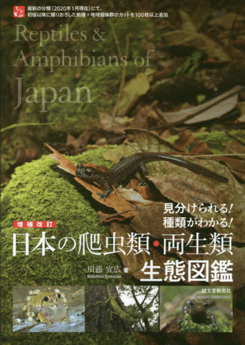 日本の爬虫類・両生類生態図鑑　見分けられる！種類がわかる！