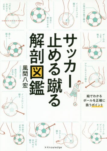 サッカー止める蹴る解剖図鑑