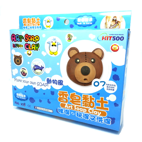 良書網 Art Soap Clay 香皂黏土 SC-07 DIY Package (Bear) 手工包 (熊) 出版社: ArtSoapClay Code/ISBN: SC-07