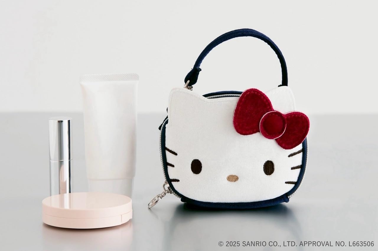 9784299073563 ＨＥＬＬＯ　ＫＩＴＴＹ　×　ＢＲＩＬＭＹ　リップが縦に収納できる　ズボラに優しいミニコスメポーチ　ＢＯＯＫ　ＶＥＬＯＵＲ　ＨＥＬＬＯ　ＫＩＴＴＹ　ｖｅｒ．